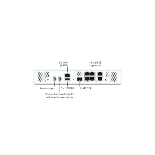 Sophos XGS 108 Security Appliance (XG108Z00ZZPCEU) - Rückansicht