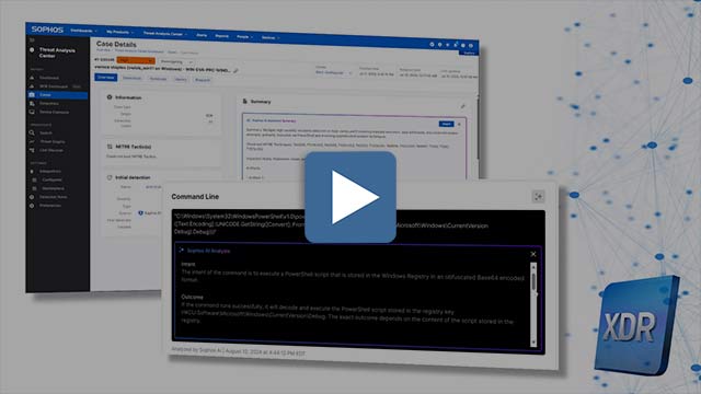 Videothumbnail zu den neuen KI-Features in Sophos XDR